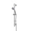 Croydex Croydex Presion Chrome Shower Riser Rail Kit - 68cm Riser Rail, Pressure Boostin 2