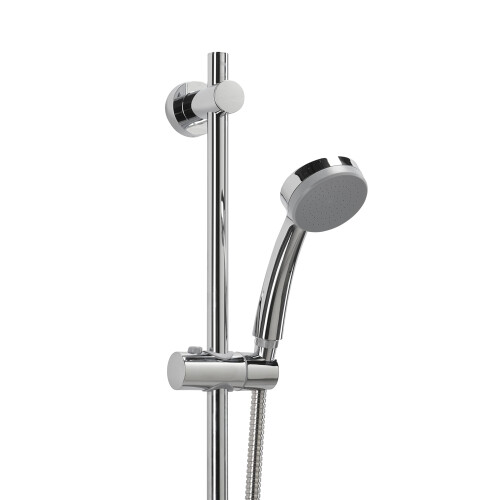 Croydex Croydex Presion Chrome Shower Riser Rail Kit - 68cm Riser Rail, Pressure Boostin 2