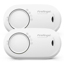 FireAngel Carbon Monoxide Alarm and Detector - FA3313 10-Year Sensor Life CO Alarm for Home with 1-Year Replaceable Batteries - Travel, Portable Carb