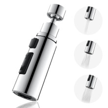 Kitchen Tap Swivel Spray Head, 360 Swivel Spout Sink Tap Attachment, Adapter for Tap Faucet, Kitchen Accessories, Water Tap Aerator, Replacement Ext