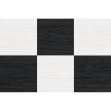 FloorPops Chris Loves Julia 12-in by 12-in Lawrence Black Peel and Stick Floor Tiles, FP5059