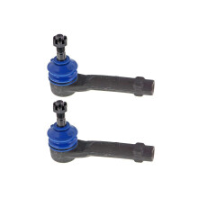 Front Outer Steering Tie Rod End Kit 2PCS for Cadillac Escalade 20022006 Durable Metal Construction