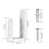 2 Pcs Door Barricade Clamps U Brackets U Shaped Bar Security Locks for 1