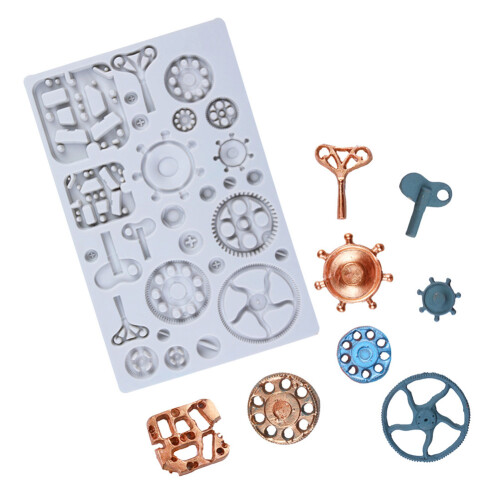 Vintage Gear Silicone Chocolate Mold16.5x11.2cm 1