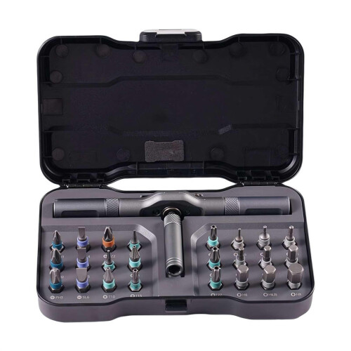 24 in 1 Multi Bit Ratchet Wrench Screwdriver Set With Magnetic Screwdriver Bits,