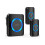 TeckNet TECKNET Plug in Wireless Doorbell with 2 Push Buttons (Black) 1