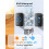 TeckNet TECKNET Wireless Doorbell with 2 Push Buttons Cordless IP65 Waterproof 5