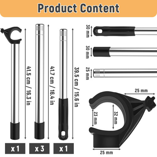 Window Pole Opener  Compatible with VerticalHorizontal Sliding Windows