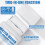 Wonshine White Paint for Walls, White Wall Paint, Fast-Drying & Water-Based, Por 3