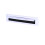 Internal Letter Box Draught Excluder Cover With Brushes & Flap - White PVC 1