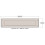 Internal Letter Box Draught Excluder Cover With Brushes & Flap - White PVC 2
