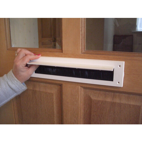 Internal Letter Box Draught Excluder Cover With Br 2