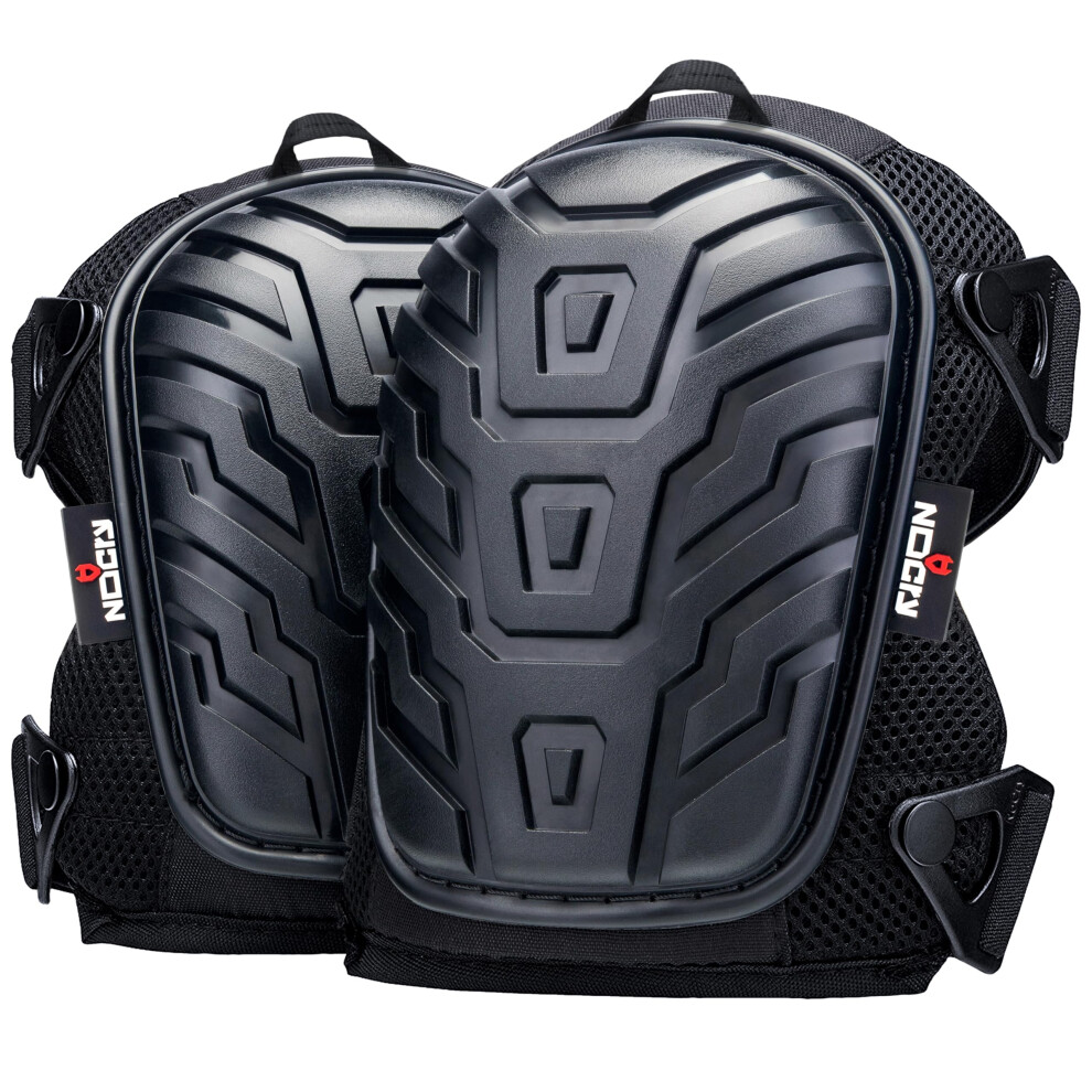 Nocry Professional Knee Pads For Work, With Heavy Duty Foam Padding And Comfortable Gel Cushion, Strong Double Straps And Adjustable Easy-Fix Clips 5051226936951