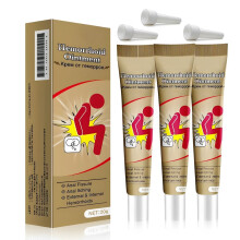 Herbal Hemorrhoid Cream for Men and Women, Fast Absorbing Deep Hydration Ointment 20g, 3pcs