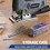 WORKPRO 25piece TShank Jigsaw Blade Set with Storage Case Made with HC 6