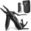 BIBURY 5 in 1 Multitools, Foldable Pliers Multitool Stainless Steel Multi Tool, Multi-Purpose with Nylon Pouch Ideal Pocket Tool for Camping 1