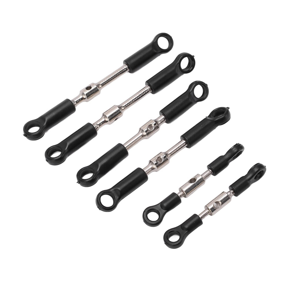 Tie Rod Set Aluminum Rc Steering Link Rods For Wltoys 144001 124018 144002 124019 124017 124016 144010 9113335741447