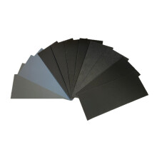 Aventurine 12pcs Sandpaper 800 to 5000 Grits, Wet and Dry Sandpaper 9x3.6 Inch for Cars Polishing Metals Walls Wood Furniture Sanding