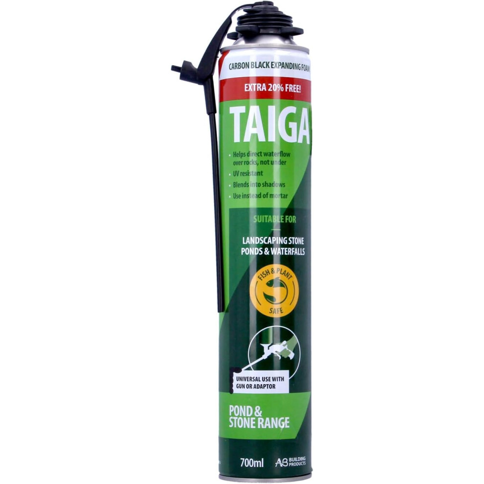 Taiga Landscape Carbon Black Expanding Foam Pu | Landscape - Pond - Waterfall 70 5009087359457
