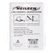 Neilsen CT1930 4pc Magnetic Welding Holders 4590135 Angles Suppor