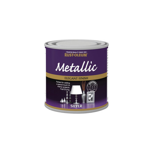 Rust-Oleum Rust-Oleum 250ml Metallic Toy-Safe Paint - Silver