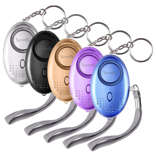 SUNMAY Personal Alarm, 5 Packs 140DB Personal Secu
