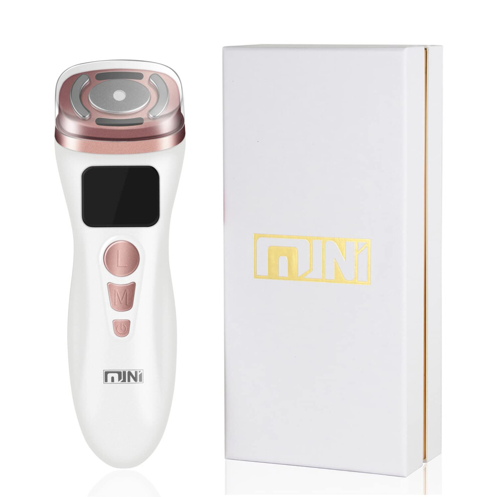 White Facial Massager Anti Aging Device For Wrinkle Reduction Skin Lifting And Firming Non Rechargeable