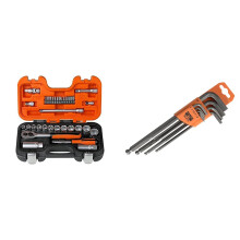 Bahco S330 Socket Set 34 Piece 1/4 and 3/8 Square