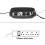 D-Line Weatherproof Electrical Box, Outdoor Extension Socket Box, IP54, 2x Entry and Exit Sections for Ease of Use - Black 3