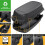 D-Line Weatherproof Electrical Box, Outdoor Extension Socket Box, IP54, 2x Entry and Exit Sections for Ease of Use - Black 2