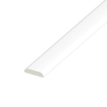 UPVC 25mm x 5m White D Mould Trim – PVC Window & Door Finishing Strip