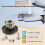 Rear Arm Axis  Kit with Tools Durable Replacement for DJI Mini 2, Mini 4K SE, Mavic Mini 2