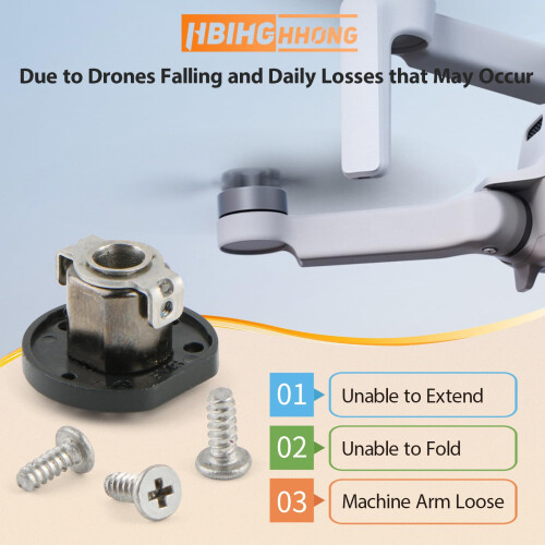 Rear Arm Axis  Kit with Tools Durable Replacement for DJI Mini 2, Mini 4K SE, Mavic Mini 1