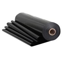 4m x 10m Black Polythene Plastic Sheeting, 4kg Thickened Garden Grow Polythene Cover Sheets for Gardening Insulation and Building Rubble Protection