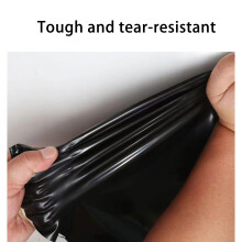 2M X 4M Black Heavy Duty Polythene Plastic Sheeting 700g Thickened Gar