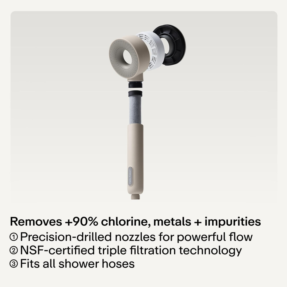 Hello Klean Shower Head In Chrome Filters Unwanted Metals Chlorine I 5000502829807