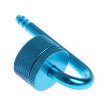 CO2 Diffuser Bubble Counter Aluminum Alloy Space Saving With Suction Cup For Fish Tank CO2 Atomizer