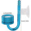 CO2 Diffuser Bubble Counter Aluminum Alloy Space Saving With Suction Cup For Fish Tank CO2 Atomizer 3