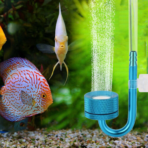 CO2 Diffuser Bubble Counter Aluminum Alloy Space Saving With Suction Cup For Fish Tank CO2 Atomizer 1