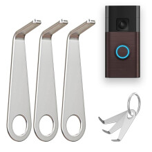 TEKCAM 3pcs Video Doorbell Key Replacement Tool & Doorbell Screwdriver Compatible with Ring Battery Doorbell(2024 Release), Stainless Secure Removal