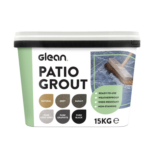 GLEAN Patio Grout | PURE LIGHT GREY | 15kg - 20m²