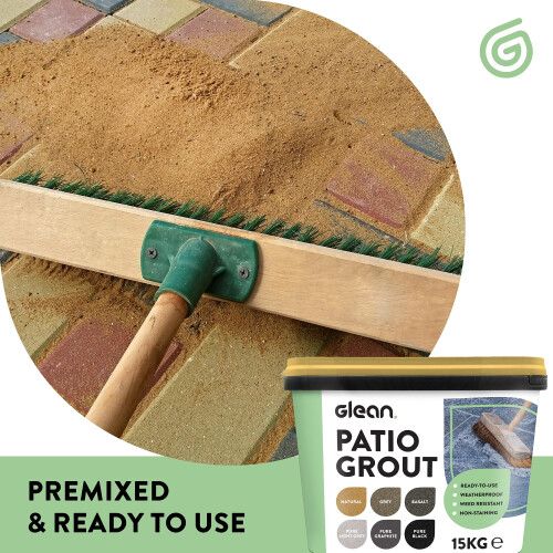 GLEAN Patio Grout | PURE LIGHT GREY | 15kg - 20m² 2