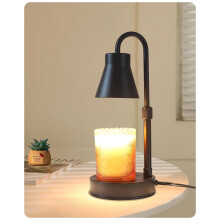 Candle Warmer Lamp with Adjustable Height, Stepless Dimming, Flameless Scented Jar Candle Warmer Black