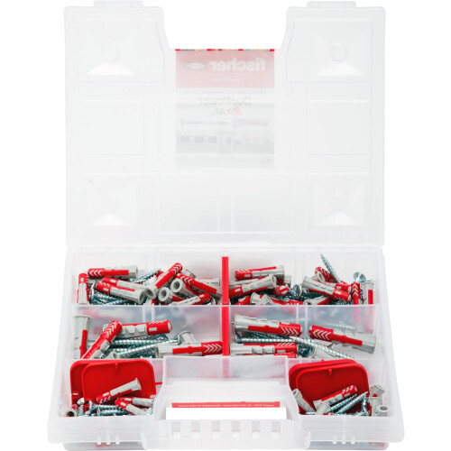 Fischer Fischer 544546 Duopower Universal Dowels Kit with Screw, Transparent 1