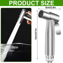 lenpestia Handheld Bidet Sprayer Head Stainless Steel Bathroom Bidet S