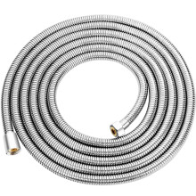 Aopoy Long Shower Hose 3 Meters, 118" Metal Stainless Steel Shower Pipe, Anti-Kink and Leakproof, Bathroom Shower Cable, Easy DIY Replacement