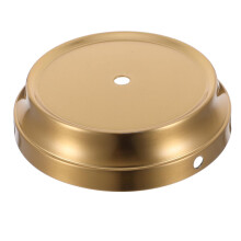 Iron Lamp Base with Durable Iron Construction, Detachable Design, Stylish Plated Finish for Desk