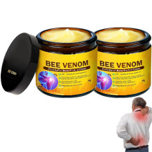 2 Bottles Natural Bee Venom Joint Cream for Pain Relief, Soothing Balm for Knee, Neck, Back, Hands