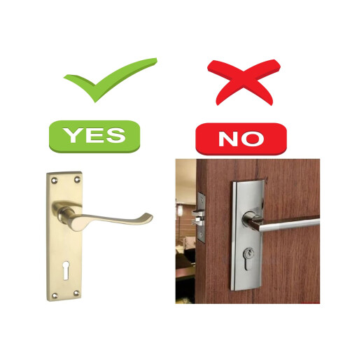 Decoralin 2Pack Keyhole Cover - Plastic Keyhole Protector - Draught Excluder - Dustproof, Draughtproof, Privacy Lock Cover – Compatible with Classic 2