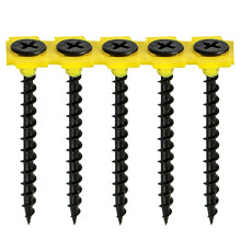 TIMCO Collated Drywall Timber Stud Plasterboard Screws - PH - Bugle - Coarse Thread - Black- Box of 1000